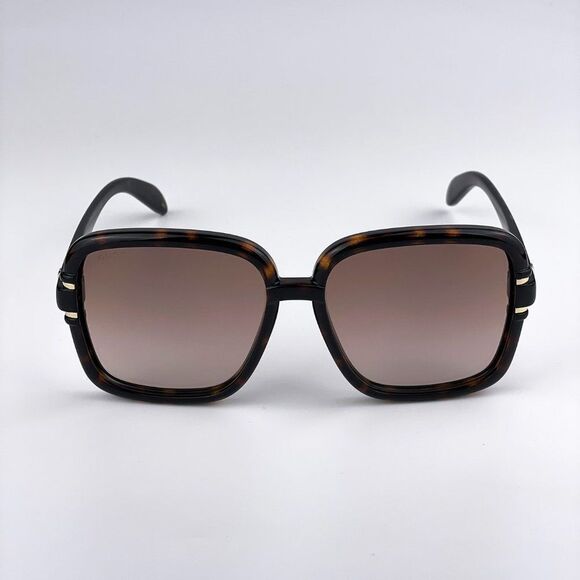 Gucci GG1066S 002 Sunglasses Havana Brown Gradient Butterfly Women main image 8